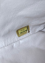 Chanel Classic Jumbo Flap in Beige Lambskin with Silver Hardware