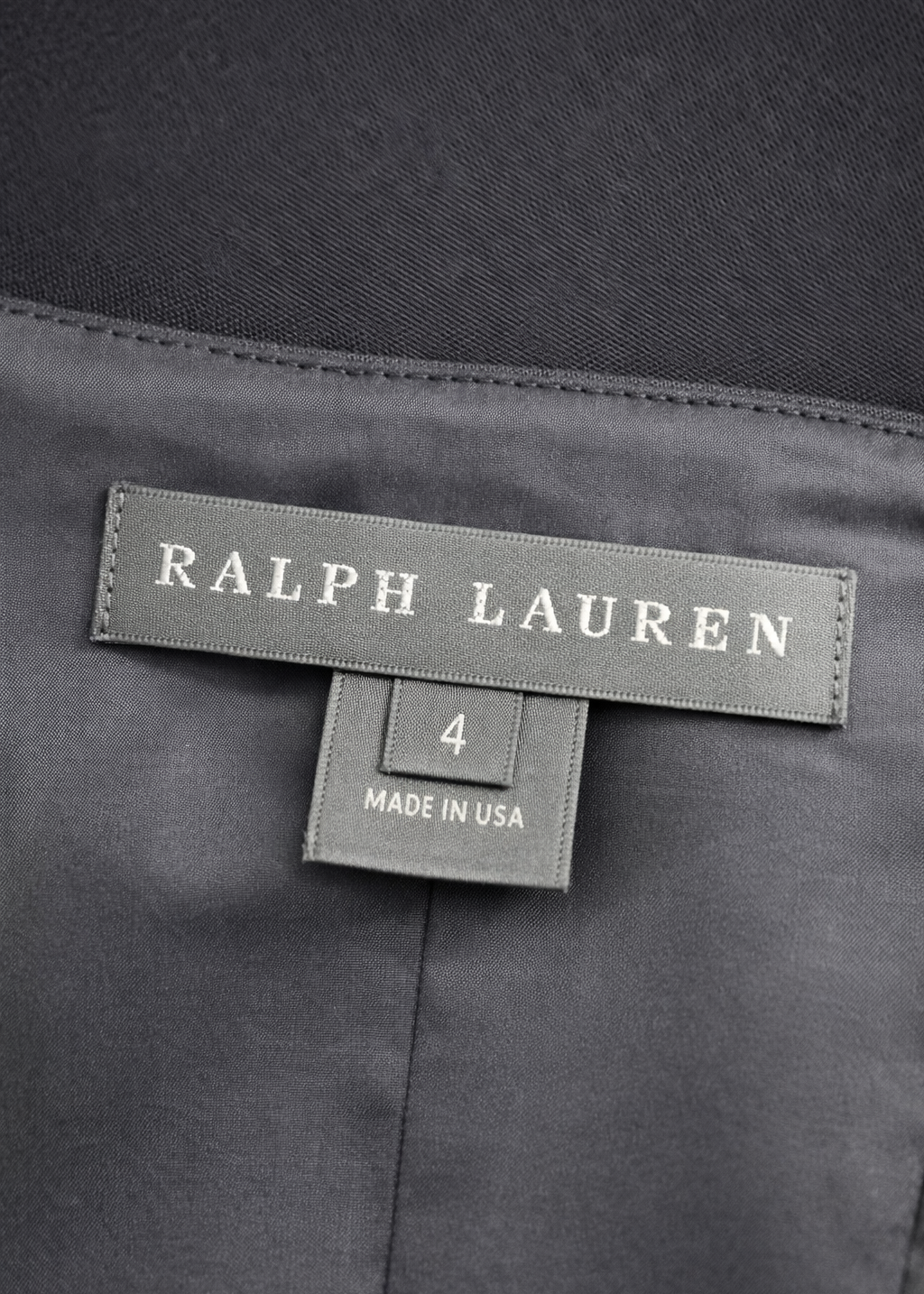 Ralph Lauren Black Wool Dress