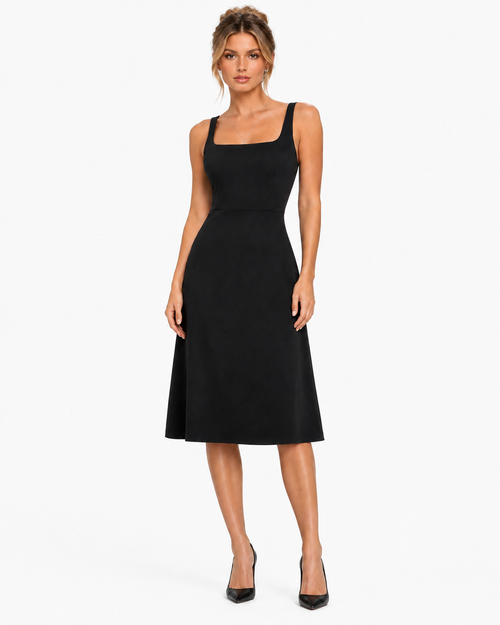 Black Wool Dress